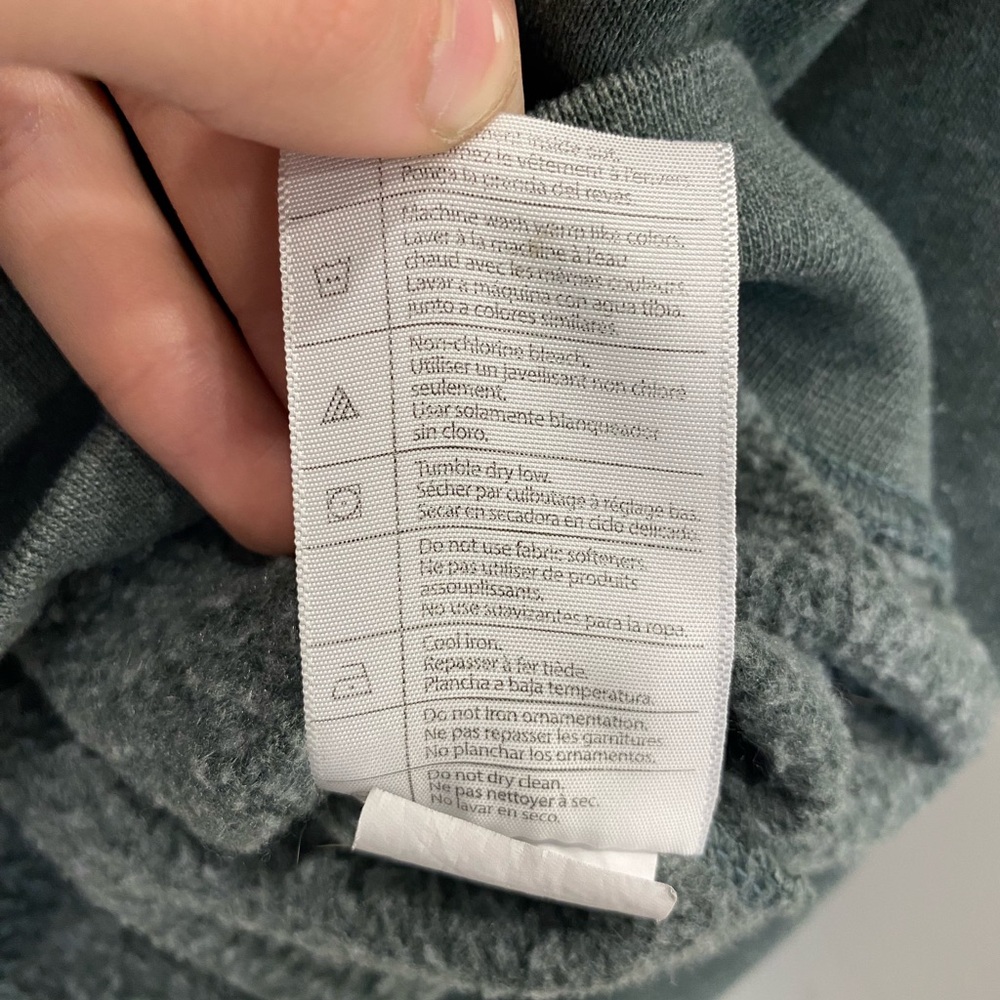 Carhartt grey hoodie with logo